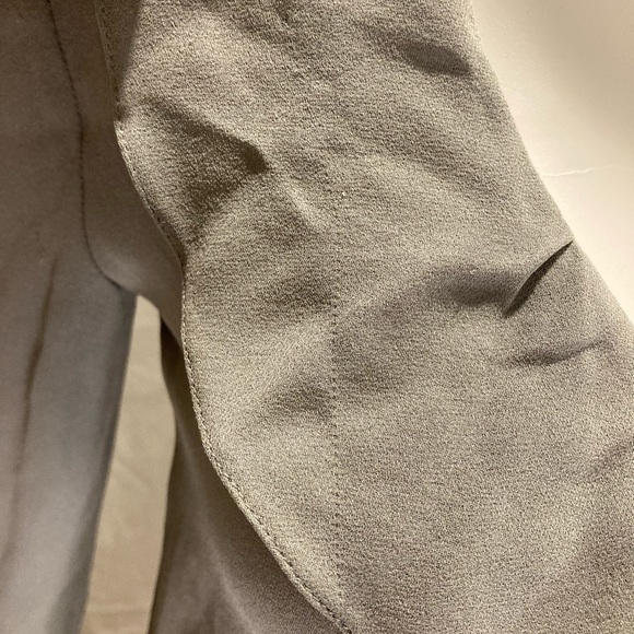 NWT Valentino Gray Silk Crepe Long Sleeve Blouse - Picture 7 of 9